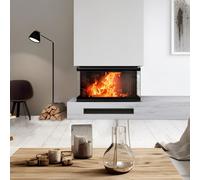 Camino KRATKI NBC 1000/400 15 kW Ø 200 porta sollevabile