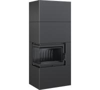 Camino Modulari Simple Box 8 kW Ø 200 Black