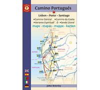 John Brierley Camino Portugués Maps (Tascabile)