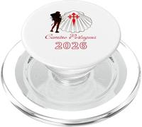 Camino Portugues Santiago Compostela 2026 Madonna Pellegrina PopSockets PopGrip per MagSafe