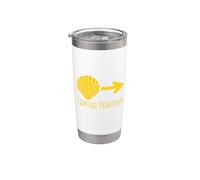 Camino Primitivo de Santiago Accessori per caffè per bevande calde Bicchiere termico in acciaio inox doppia parete