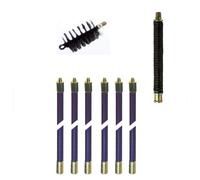 Camino Pulisci Spazzacamino Spazza Pulizia Canna Fumaria Kit Mt 8,60 Scovolo 100