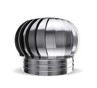 Camino rotante in acciaio inossidabile, Cappuccio girevole for camino in acciaio inossidabile, diverse misure(200mm)