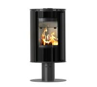 Camino Stufa Autoportante KRATKI ERIK su Gamba 5,5 kW Ø150 Ecodesign Set