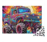 Camion 1000 Pezzi Mini Puzzle per Adulti | 52x38cm cartone, decorazione della camera, taglio preciso, regalo di raccolta, formazione di concentrazione