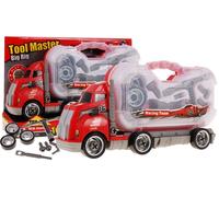 Camion 2 in 1 con valigetta degli attrezzi per bambini 3+