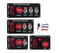 Camion Accensione Avviamento Controllo Pannello Con LED & Cavi, Motore Pulsante