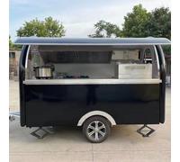 Camion alimentare mobile con piastra per hamburger, insalata bar e stazione caffè progettato per il servizio di pranzo del distretto degli uffici occupati e le operazioni di piccoli venditori