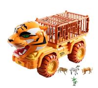 Camion Animali: Ricompense In Aula Giocattolo, Camion Della Prigione Giocattolo | Veicolo Educativo Multiuso, Tigre Giocattolo, Camion Di Trasporto Di Animali, Camion Trasporto Di Animali