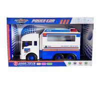 Camion Auto della Polizia Grande Con Suono e Luci Scala 1:16