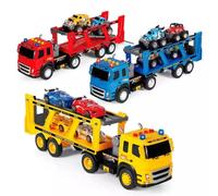 Camion Bisarca Giocattolo Luci e Suoni, include 2 Veicoli - 50cm