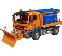 CAMION BRUDER BRUDER MAN TGS - Blu e Arancione, Plastica ABS, Scala 1:16, Età consigliata 4+