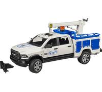 CAMION BRUDER RAM 2500 Service Truck - Nero, Blu, Bianco, ABS, Età 4+, Preassemblato