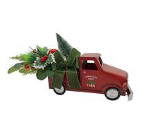 Camion camioncino rosso di babbo natale porta doni giocattoli vintage decorazion