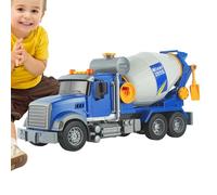 Camion - Cemento - Mixer di Lavoro Guidato, Camion della Batteria Rotazione | Giocattolo per Veicolo di Costruzione Realistica per I Piccoli in Cemento Mixer con manovella