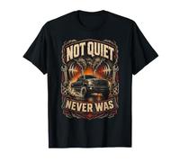 Camion Che Emette Fumo Nero Not Quiet Never Was Maglietta