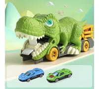 Camion che ingoia i dinosauri per bambini, set da gioco per bambini con