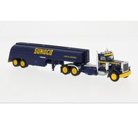 Camion cisterna Peterbilt 359 SUNOCO 1/87 di BREKINA HO BRE86296