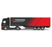 Camion con rimorchio Bburago 1:43 MB Actros Gigaspace Firestone