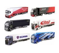 MODELLINO CAMION STATICO DIECAST VOLVO FH16 XL 750 EURO 6 CAB 2018 NERO 1/43