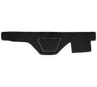 F-CORE Copricruscotti Camion Compatibile per DAF XF 105 01.06-12.13 XF 106 01.14-09.21 Nero/Rosso