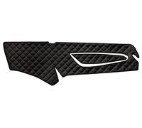 F-CORE Copricruscotti Camion Compatibile per Scania S NEXTGEN R NEXTGEN 01.17- Nero/Rosso