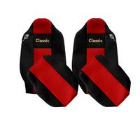 CAMION Coprisedili per RENAULT T 01.14-04.21 Conducente Passegg integrati ROSSO