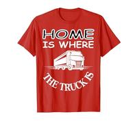 Camion Corridore t-Shirt detti Fantastici Camion Idea Regalo Maglietta, Uomo, Rosso, L