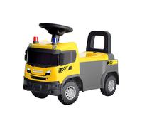Camion Costruzioni Cavalcabile 60x28x40 cm per Bambini Scania Giallo