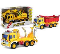 CAMION DA CANTIERE COLORATO A FRIZIONE CON LUCI E SUONI VARI MODELLI