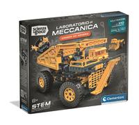 Clementoni Scienza e Gioco Laboratorio di Meccanica - Camion Da Miniera, Set Costruzioni 2 In 1 Bambini 8+ Anni, STEM Ingegneria Automobilistica, Made In Italy, Lingua Italiana, 19450
