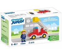 Camion dei pompieri con scala girevole - set con figurina