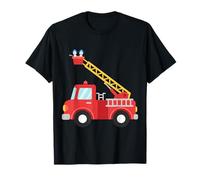 Camion dei Pompieri dei Vigili del Fuoco dalmati per i Bambini Maglietta