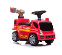 Camion dei Pompieri Elettrico Per Bambini 6V Spara Bolle