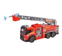 Dickie Toys - Volvo FMX Giant Fire Truck (57 cm), Grande Camion dei Pompieri con Acqua, Scala, Luci & Suoni, +3 Anni, batterie incluse, 203719031