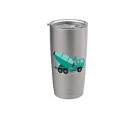 Camion del miscelatore di cemento per il compleanno dei bambini della ragazza del bambino Bicchiere termico in acciaio inox doppia parete