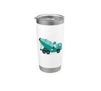 Camion del miscelatore di cemento per il compleanno dei bambini della ragazza del bambino Bicchiere termico in acciaio inox doppia parete