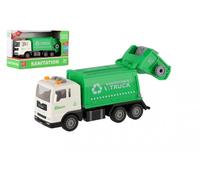 Camion della spazzatura 17 cm a frizione con luci e suoni 1:32