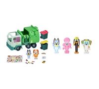 Camion della spazzatura - 2,5" Bluey and Bin Man figure posizionabili con set da