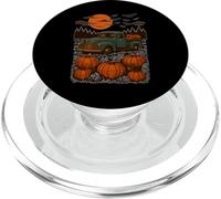 Camion della zucca sotto la luna del raccolto PopSockets PopGrip per MagSafe