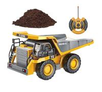 Camion Elettrici per Bambini, Veicolo Da Costruzione Con E Suoni - Set di Camion Dumper Giocattolo con Metallico e Batteria Ricaricabile | Per Bambini 4 ai 12 Anni, Gioco a Casa,