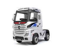 Camion Elettrico Per Bambini Truck MERCEDES ACTROS 12V Porte Apribili-Bianco