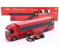 CAMION FERRARI TRUCK BISARCA FERRARI SF-24 SCALA 1:43 CHARLES LECLERC BURAGO