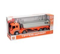 Camion giocattolo con contenitore dei rifiuti, luce e suono, camion della spazzatura.
