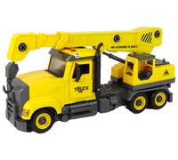 Camion Gru Giallo da Montare e Smontare