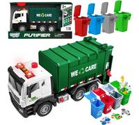 Camion interattivo della spazzatura Purifier 1:10 - Giocattolo educativo per la raccolta differenziata