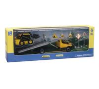 New-Ray NWR16163 Iveco Daily Roll -Off Die Cast con New Holland Scala 1:32