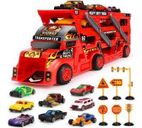 Camion Macchinine Giocattolo per Bambini, Camion Bisarca Con 8 Mini Cars Macchin