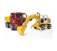 Bruder Camion Man Con Escavatore Liebherr 0 Per Bambini da 3 + Anni - 2751