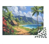 Camion nella tempesta Puzzle 1000 Pezzi Regalo Perfetto, Camion che naviga in mari tempestosi, Puzzle Decompressivo Educativo, Divertente per Famiglie